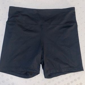 Black biker shorts